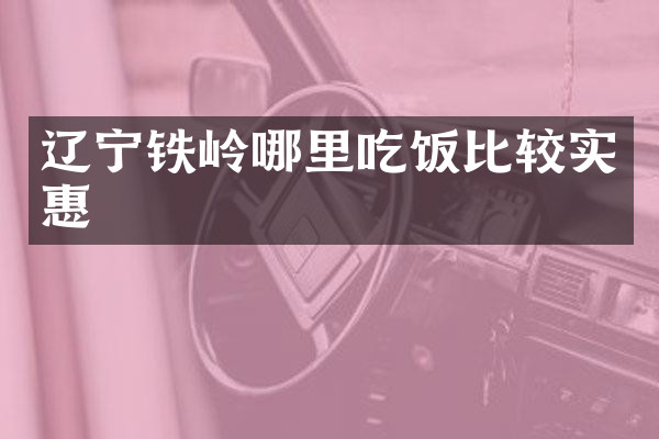 辽宁铁岭哪里吃饭比较实惠