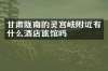 甘肃陇南的灵宫峡附近有什么酒店旅馆吗