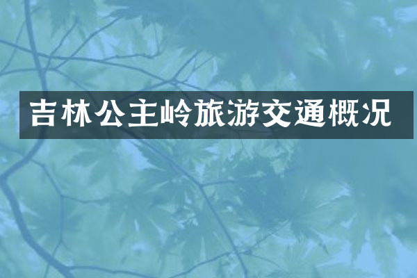 吉林公主岭旅游交通概况
