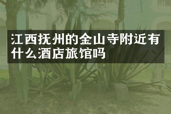 江西抚州的金山寺附近有什么酒店旅馆吗