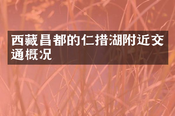 西藏昌都的仁措湖附近交通概况