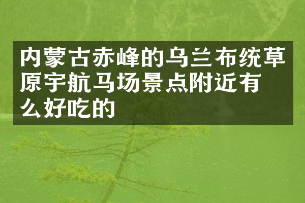 内蒙古赤峰的乌兰布统草原宇航马场景点附近有什么好吃的