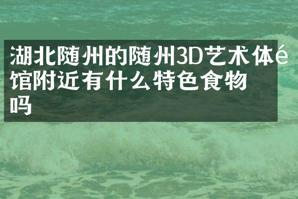 湖北随州的随州3D艺术体验馆附近有什么特色食物吗