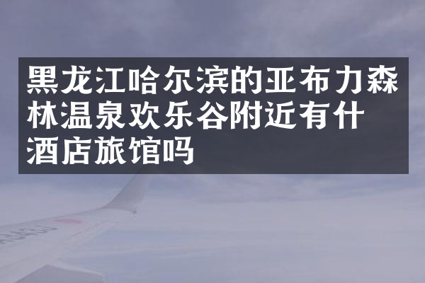 黑龙江哈尔滨的亚布力森林温泉欢乐谷附近有什么酒店旅馆吗