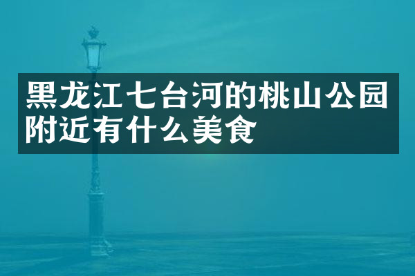 黑龙江七台河的桃山公园附近有什么美食