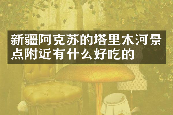 新疆阿克苏的塔里木河景点附近有什么好吃的