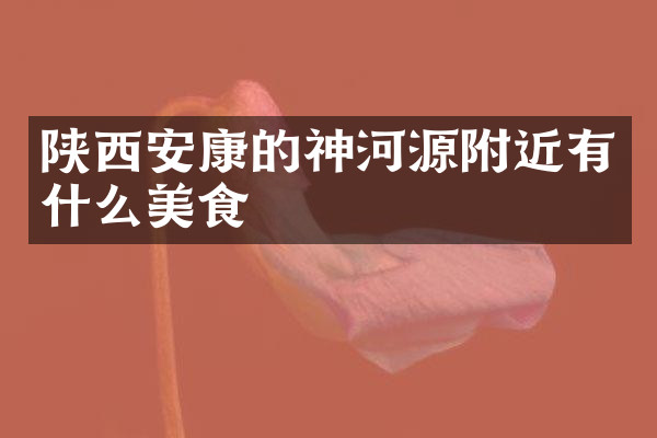 陕西安康的神河源附近有什么美食