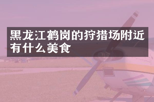 黑龙江鹤岗的狩猎场附近有什么美食