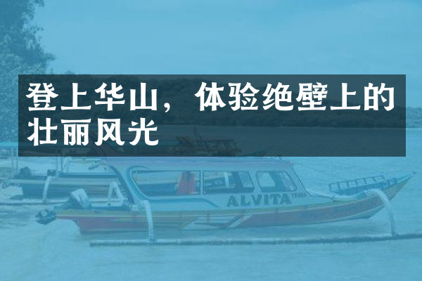 登上华山，体验绝壁上的壮丽风光