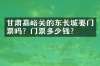 甘肃嘉峪关的东长城要门票吗？门票多少钱？