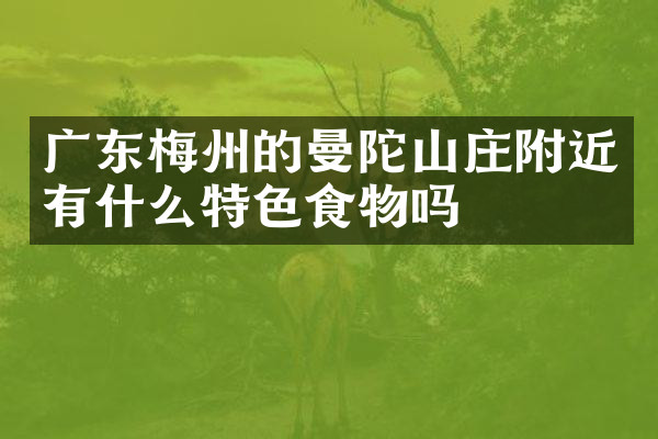 广东梅州的曼陀山庄附近有什么特色食物吗