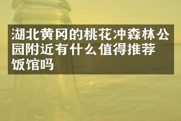 湖北黄冈的桃花冲森林公园附近有什么值得推荐的饭馆吗