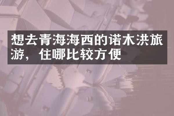 想去青海海西的诺木洪旅游，住哪比较方便