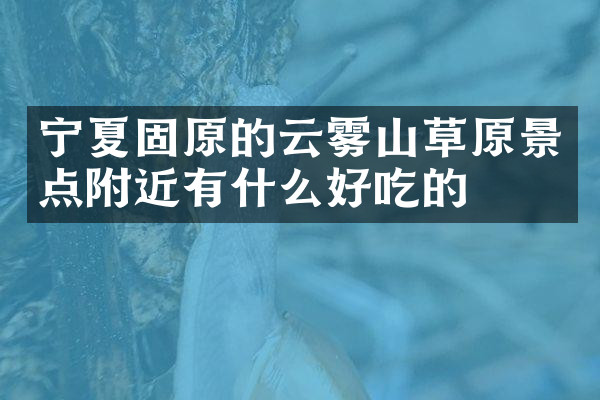 宁夏固原的云雾山草原景点附近有什么好吃的