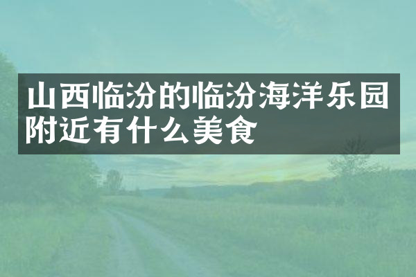 山西临汾的临汾海洋乐园附近有什么美食