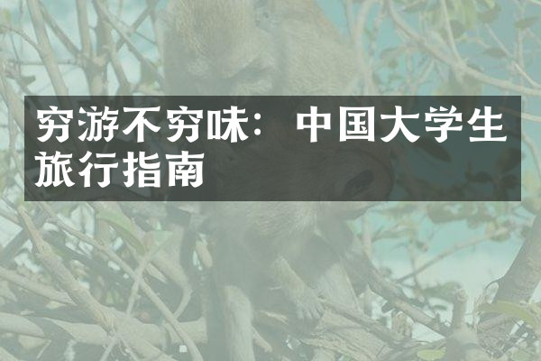 穷游不穷味：中国大学生旅行指南