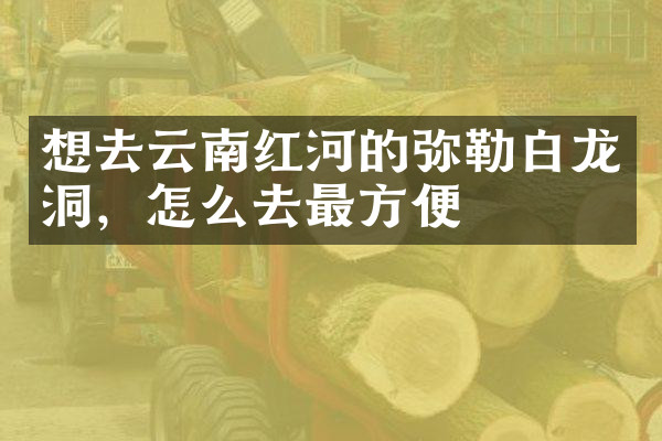 想去云南红河的弥勒白龙洞，怎么去最方便