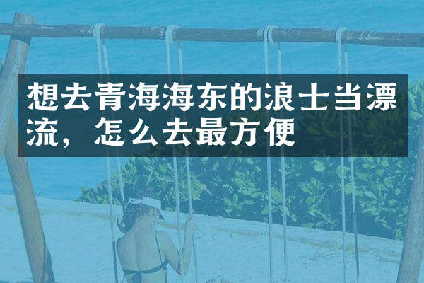 想去青海海东的浪士当漂流，怎么去最方便