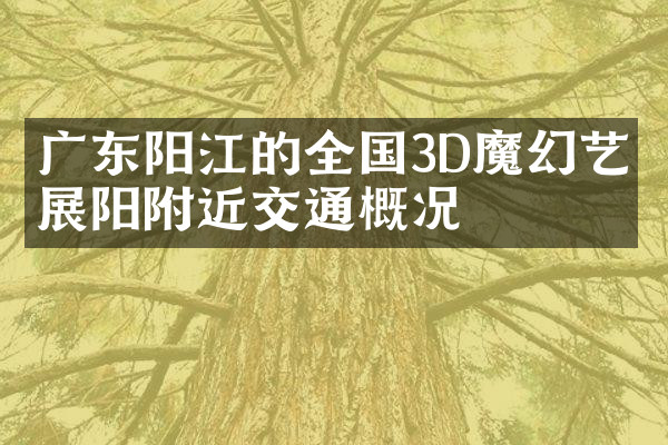 广东阳江的全国3D魔幻艺术展阳附近交通概况