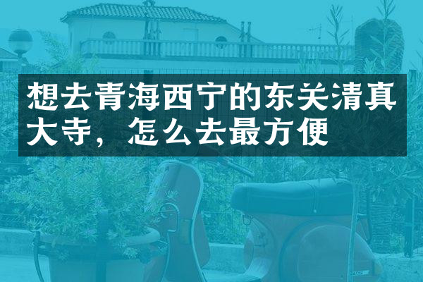 想去青海西宁的东关清真大寺，怎么去最方便