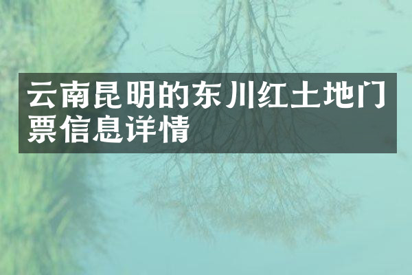 云南昆明的东川红土地门票信息详情