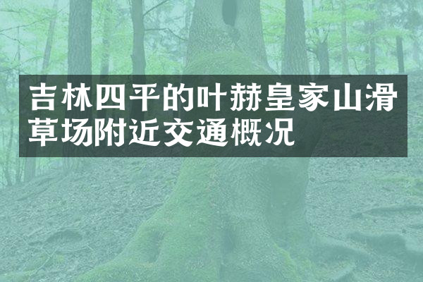 吉林四平的叶赫皇家山滑草场附近交通概况