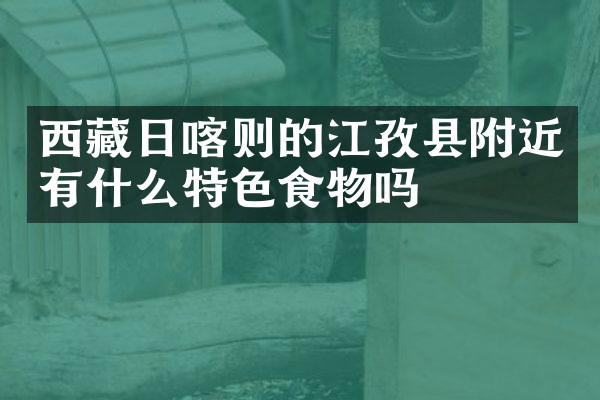 西藏日喀则的江孜县附近有什么特色食物吗