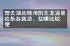 想去湖北随州的玉龙温泉欢乐谷旅游，住哪比较方便