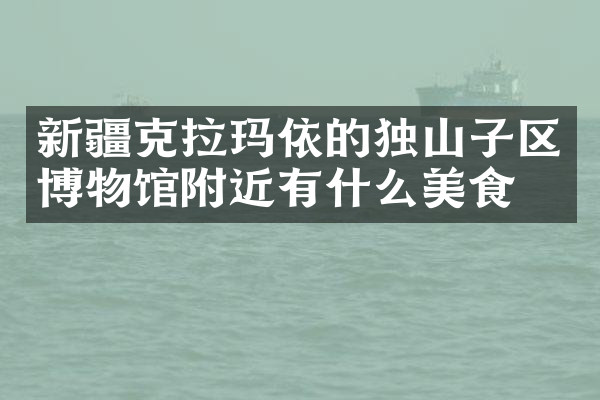 新疆克拉玛依的独山子区博物馆附近有什么美食