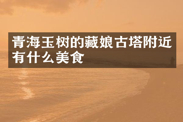 青海玉树的藏娘古塔附近有什么美食