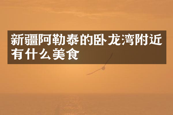 新疆阿勒泰的卧龙湾附近有什么美食