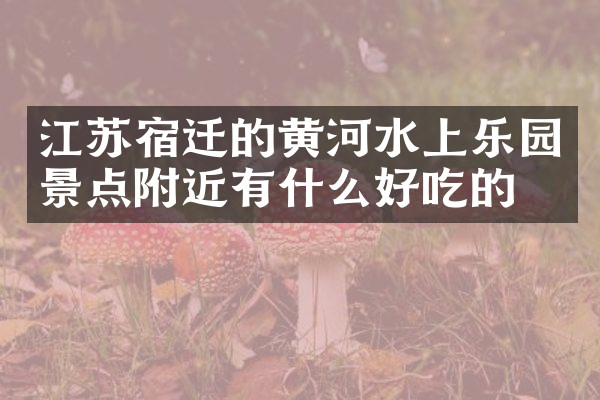 江苏宿迁的黄河水上乐园景点附近有什么好吃的