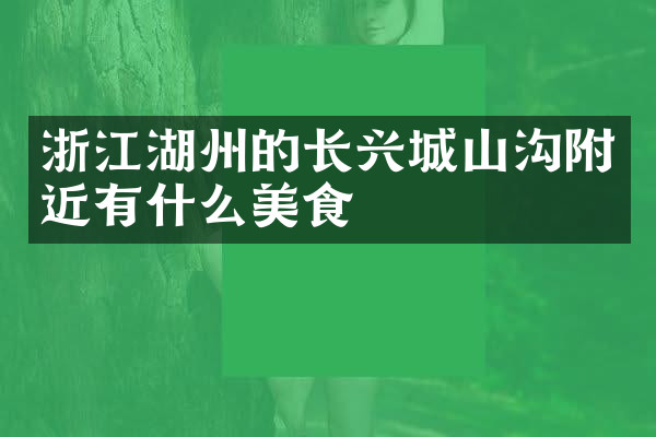 浙江湖州的长兴城山沟附近有什么美食