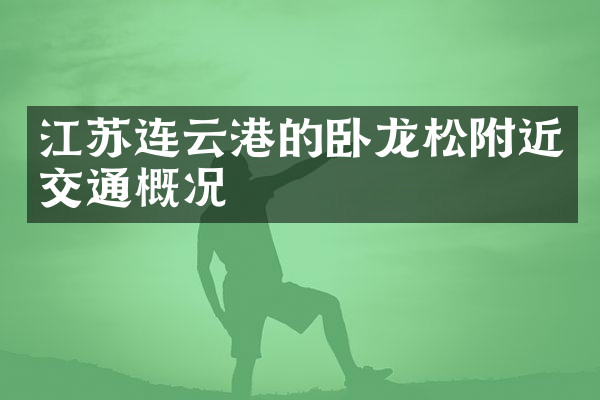 江苏连云港的卧龙松附近交通概况