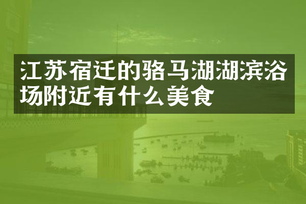 江苏宿迁的骆马湖湖滨浴场附近有什么美食