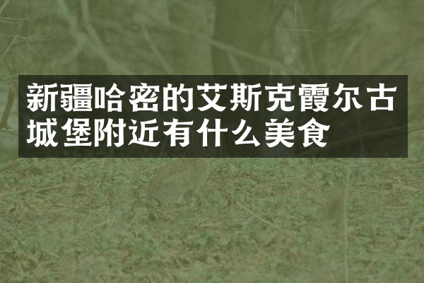 新疆哈密的艾斯克霞尔古城堡附近有什么美食