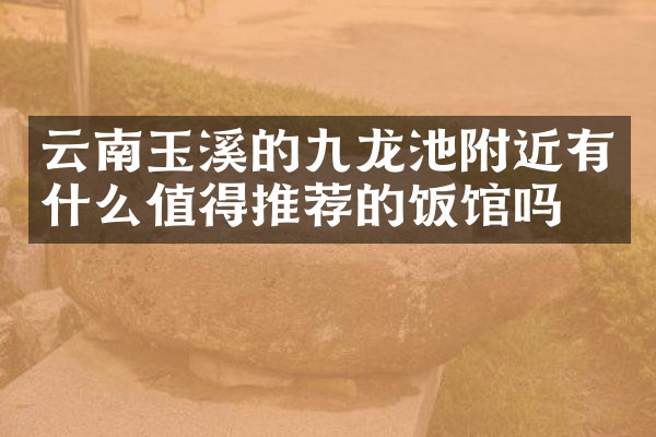 云南玉溪的九龙池附近有什么值得推荐的饭馆吗