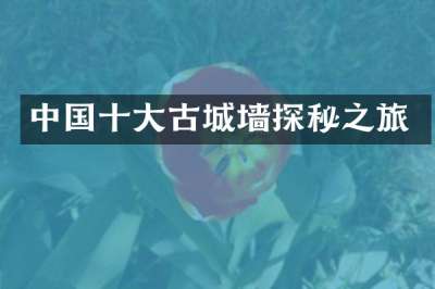 中国十大古城墙探秘之旅