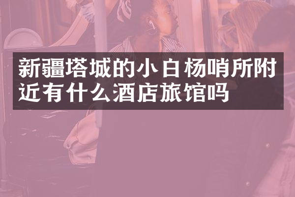 新疆塔城的小白杨哨所附近有什么酒店旅馆吗
