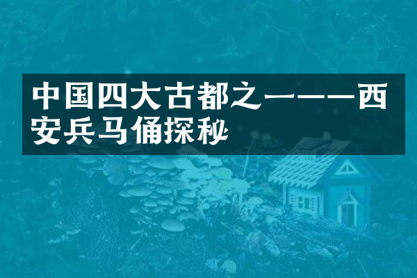 中国四大古都之一——西安兵马俑探秘