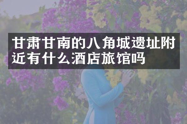 甘肃甘南的八角城遗址附近有什么酒店旅馆吗