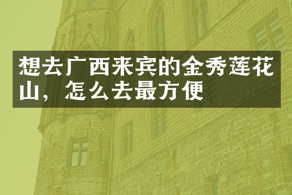 想去广西来宾的金秀莲花山，怎么去最方便