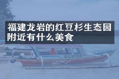福建龙岩的红豆杉生态园附近有什么美食