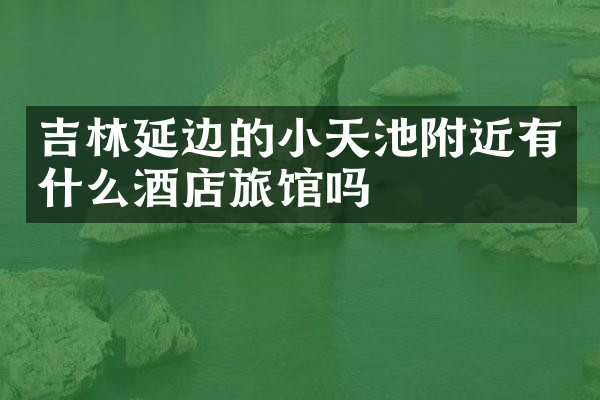 吉林延边的小天池附近有什么酒店旅馆吗