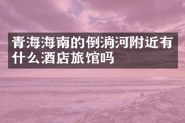 青海海南的倒淌河附近有什么酒店旅馆吗