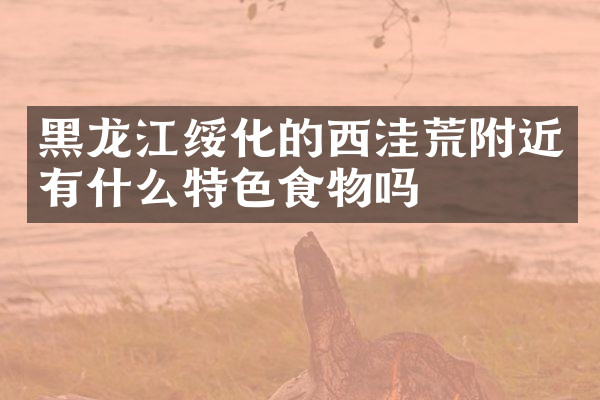 黑龙江绥化的西洼荒附近有什么特色食物吗