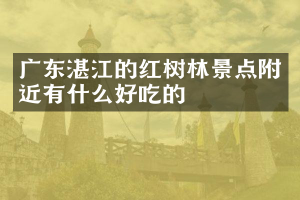 广东湛江的红树林景点附近有什么好吃的
