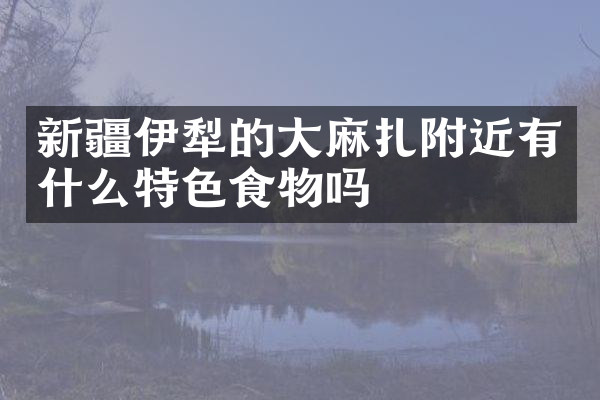 新疆伊犁的大麻扎附近有什么特色食物吗
