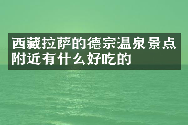 西藏拉萨的德宗温泉景点附近有什么好吃的