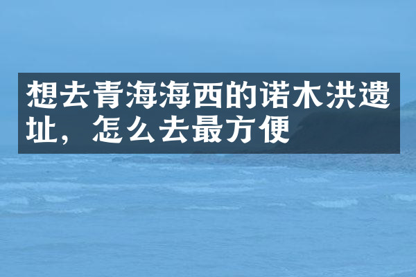 想去青海海西的诺木洪遗址，怎么去最方便